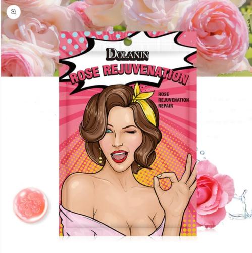 Rose face mask for skin renewal