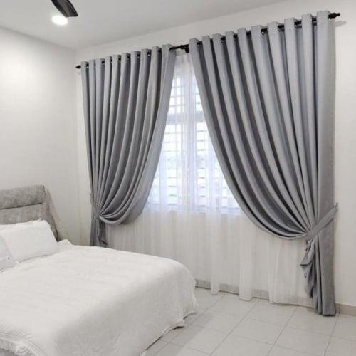 ستارة موديل حلقات قماش