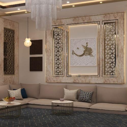 جلسة عربية حديث يجمع بين الراحة والأناقة