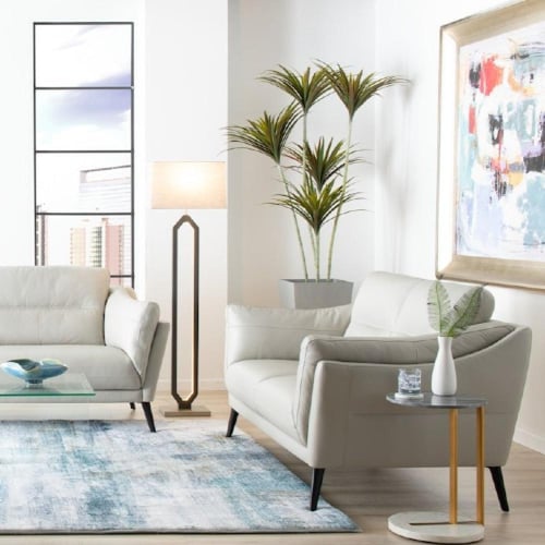 كنب 3 نفر لون رمادي