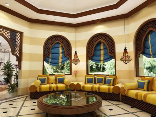 مجالس مغربي بوسائد فاخرة