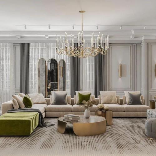 كنب عصري فاخر بتصميم موديولار