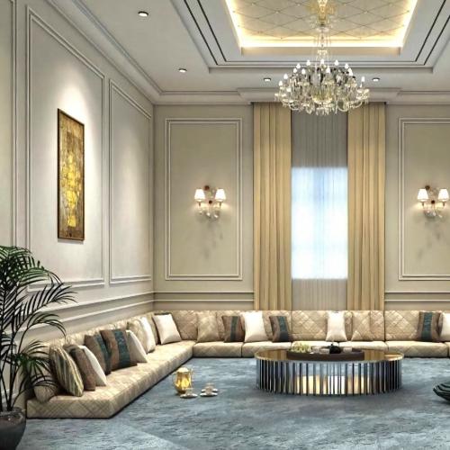 كنب أرضي مجلس رجال أنيق