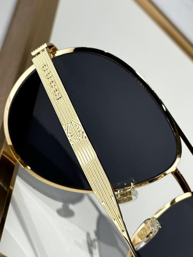 قوتشي GG1513S - نظارات شمسية - ذهبي