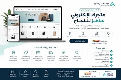 اعداد متجر الكتروني