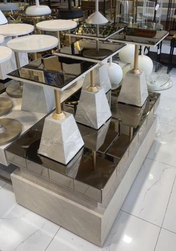 طقم طاولات 7 قطع بديل الرخام تفصيل