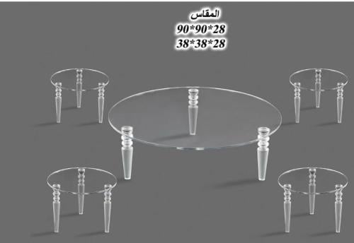 طقم طاولات اكريلك ارضي