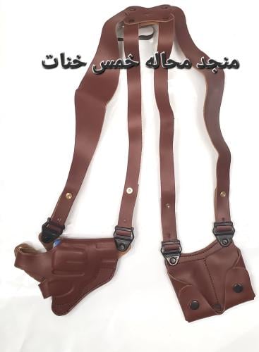 مجند محالة خمس خانات جلد طبيعي