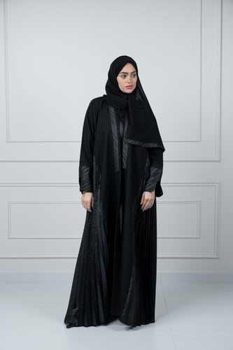 عباية كلوش جاكار جوانب كسر