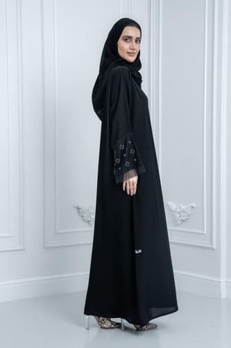 عباية مطرز كم تل