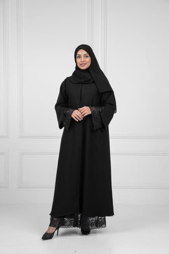 عباية دانتيل كم واسفل