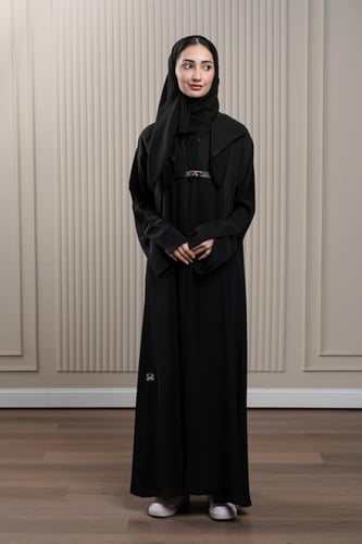 عباية قصه جاكت حزام ربع كلوش