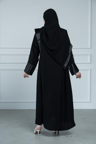 عباية قماش انترنت نص كلوش