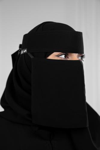 نقاب نسائي من لافينيا مطاط مائل مقوى 12*7 انش