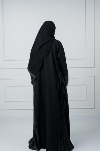 عباية كلوش جاكار جوانب كسر