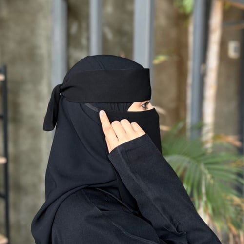 طرحة ربط + نقاب سِتار