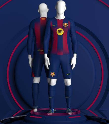 طقم برشلونة الأساسي كم طويل 25-26| لورد