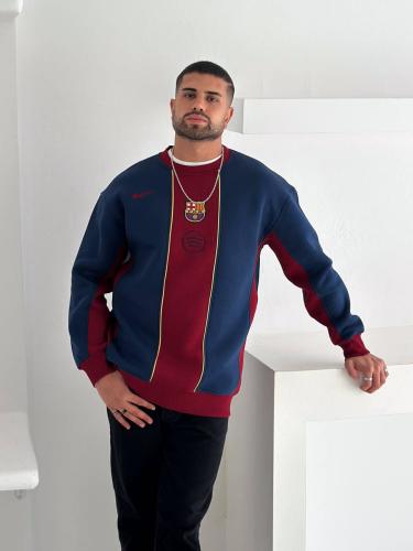 سويتر برشلونة الكلاسيكي الفخم بالألوان التاريخية |...