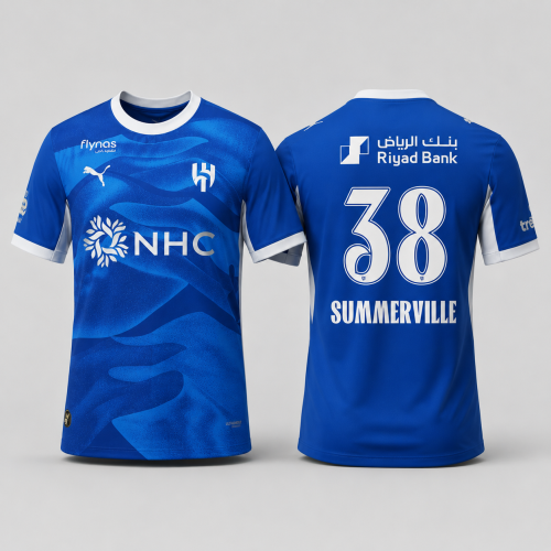تيشيرت الهلال الأساسي 2026–2027 للأطفال | الأزرق