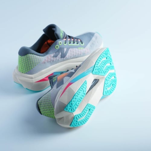 نيو بالانس جري رمادي × نيون - طاقة ما توقف