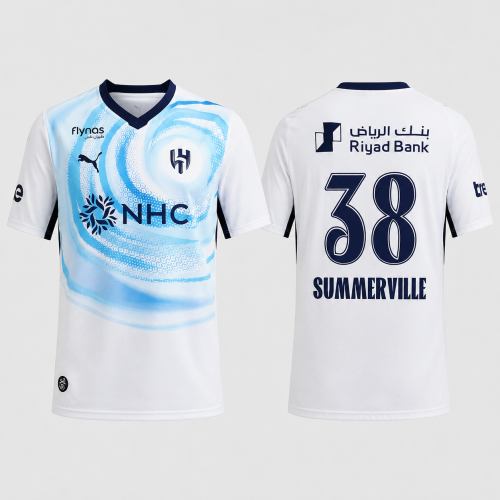 تيشيرت الهلال الاحتياطي 2026–2027 للكبار | الأبيض