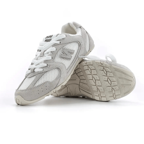حذاء | W Logo Grey Suede