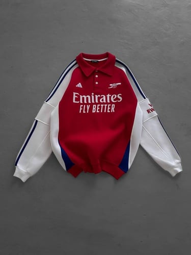 سويتر أرسنال الفاخر بتفاصيل كلاسيكية | لورد