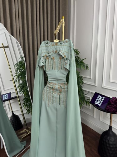 فستان سهره باربي تطريز يدوي الاصلي