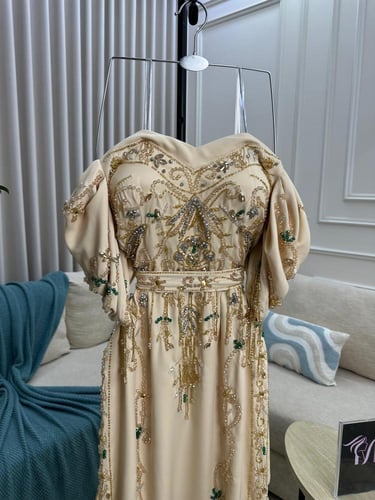 فستان سهره جزائري باربي +تطريز يدوي