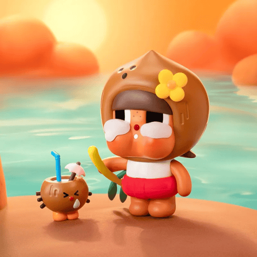 مجسم Crybaby Coconut Figure-Brown