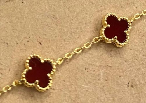 سوار Van Cleef & Arpels حجم كبير الورده