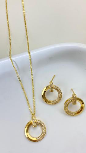 طقم الحلقات الملكي - فخامة لا تُقاوم بلونين فاخرين