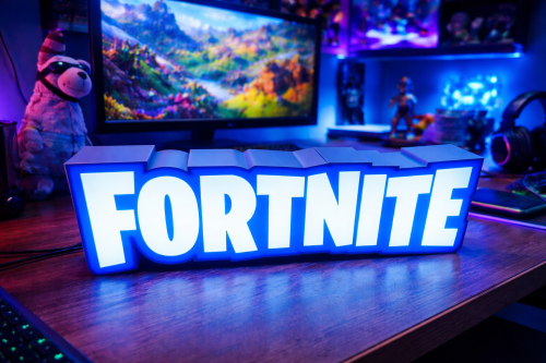 إضاءة Fortnite LED – ديكور أنيق لعشاق الألعاب فورت...