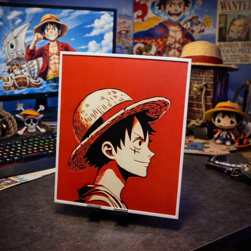 لوحة فنية لمونكي دي لوفي – كابتن طاقم قبعة القش |...