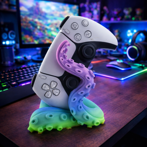 ستاند وحدة تحكم – تصميم مجسّات أخطبوط ملون