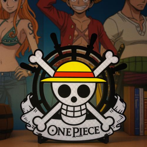 ونبيس لوقو لوحة ديكور one piece