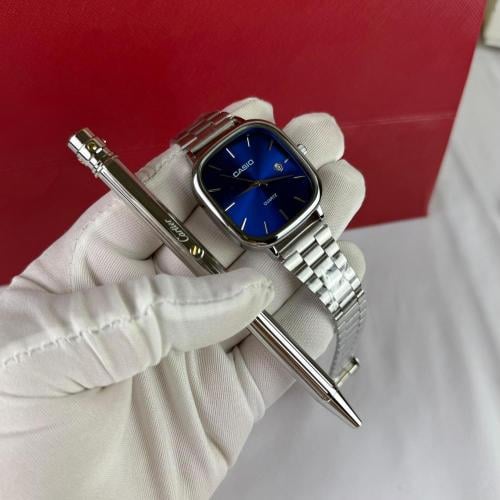 ساعة كاسيو و قلم كارتير