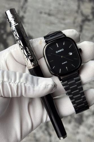 ساعة كاسيو و قلم كارتير