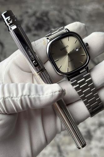 ساعة كاسيو و قلم كارتير