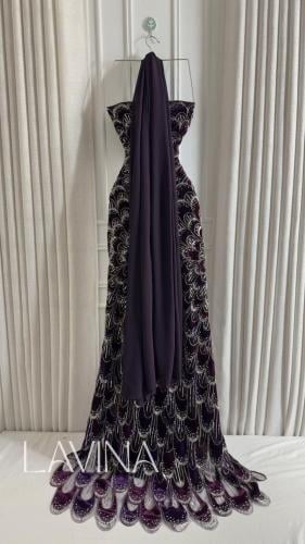 فستان سهرة طويل