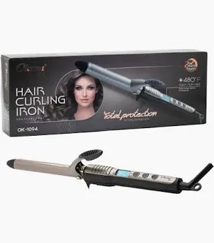 فير أوكيما الاحترافي لتجعيد الشعر 19 مم بشاشة رقمي...