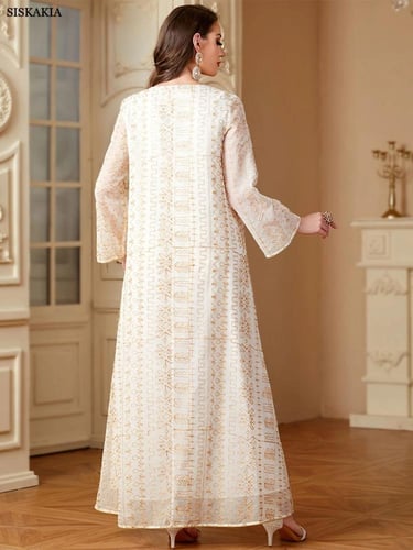 فستان مرقع بالترتر