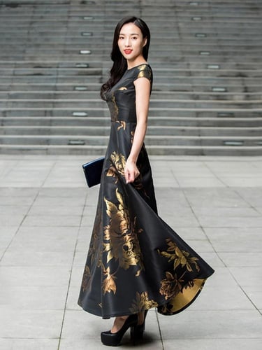 فستان صيفي طويل