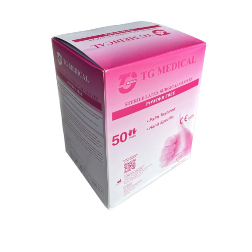 قفازات جراحية معقمة من اللاتكس TG Medical
