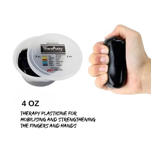 معجون صلصال 4 اسود-Fabrication TheraPutty-OZ4-Blac...