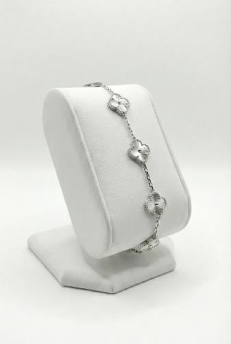 Van Cleef silver steel bracelet