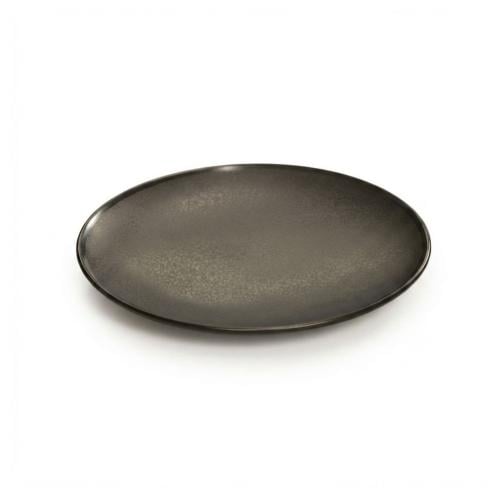 صحون ميلامين مسطح أسود أكبر ( أكبر ) ( SH5048-1 )