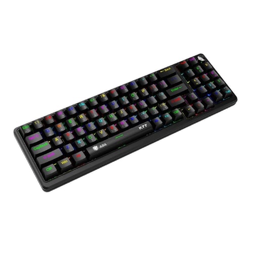 كيبورد العاب اسود ASA K77 RGB WIRED