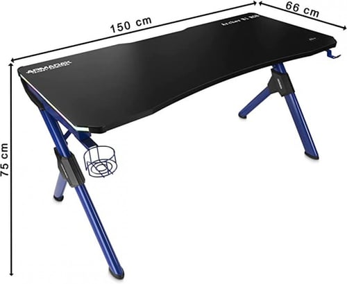 ArmadaX Archer B1blue RGB - Gaming Desk ·