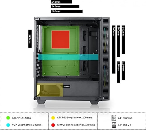 CASE GAMEMAX M-BLACK HOLE